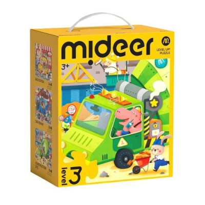 Mideer Пазл ''Городской транспорт'', уровень 3