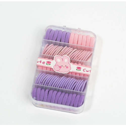 Mini set de benzi de păr (84 buc)