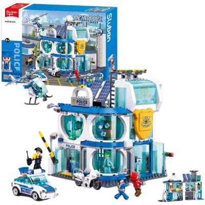 Sluban Конструктор "Городской отдел полиции" 686 элементов