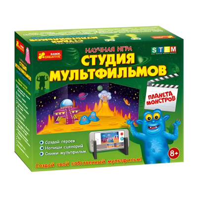 Настольная игра с эксперементами "Планета монстров"