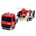 Camion cu inertie 1:18 cu elicopter