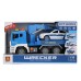 Wenyi 1:12 Evacuator cu inertie si masina de politie (lumina / sunet)