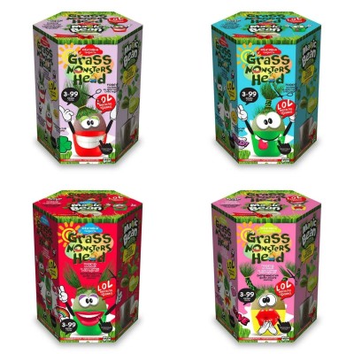 Набор креативного творчества "Grass Monsters Head"