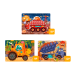 Mideer Level Up пазл «Динозавры — строительная техника», уровень 2