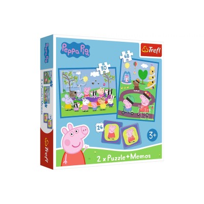 Trefl Пазл '' Пеппа-Мемо'' 3 в 1