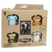 FUGGLER Set de figurine, 5 ps, 6 cm (în sort.)