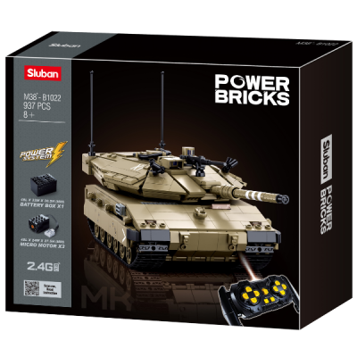 Sluban Constructor pe radiocomandă „Merkava MK4”