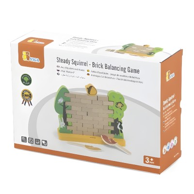 Viga Joc de masă din lemn „Perete de cărămidă” Viga Joc de masă din lemn „Perete de cărămidă”