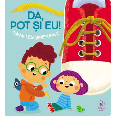 Книга "Да, я могу! Завязать шнурки" (рум.)
