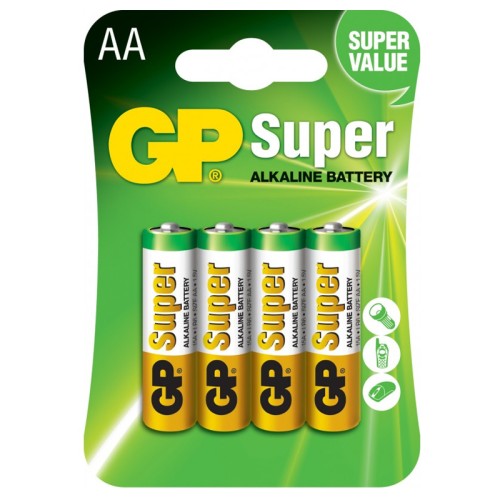 Baterie GP Super AA Alkaline (2 buc/pack)
