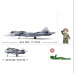 Set de construcție Sluban "Model Bricks Su-57 Fighter" 2in1