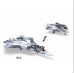 Set de construcție Sluban "Model Bricks Su-57 Fighter" 2in1