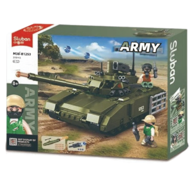 Set de constructie,,Tanc- T14S Armata",319 elem