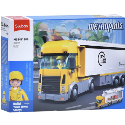 Set de constructie,,Camion de livrare ",269 elem.