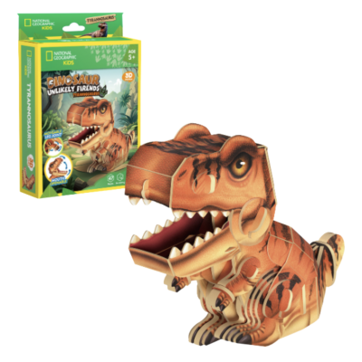 3D Puzzle,,Tiranosaurus Rex-Creeaza-ti propriul T-Rex",47 elem.