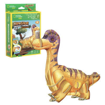 3D Puzzle,,Brachiosaurus-Creeaza-ti propriul gigant cu gat lung",54 elem.