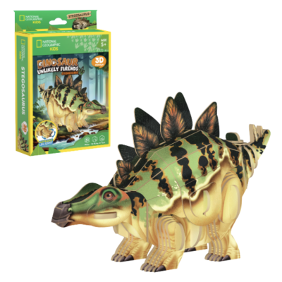 3D Puzzle,,Stegosaurus-Da viata legendarului stegozaur",51 elem.