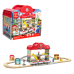 Hape Set portabil "Statia de teren", 40 elem.
