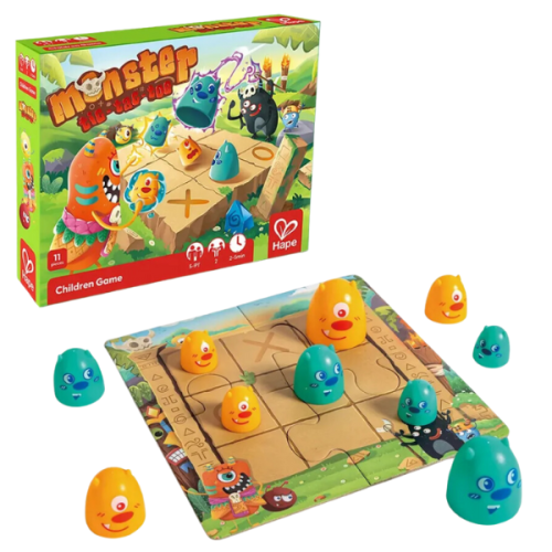 Hape Joc de societate "X si O in 3x1"