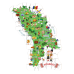 Puzzle "Harta Moldovei"