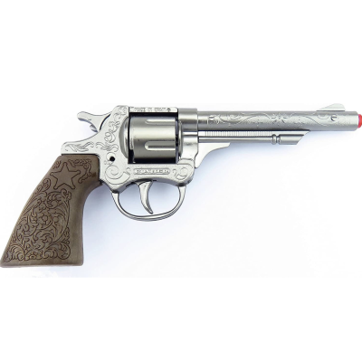 Gonher Revolver cowboy din oțel, 100 focuri