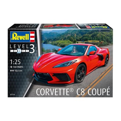 Revell: Mașină cu telecomandă ''Corvette C8''