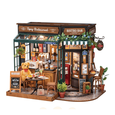 Robotime Constructor din lemn "Restaurantul Tipsy"