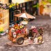 Robotime Constructor din lemn "Caruta cu flori"