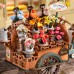 Robotime Constructor din lemn "Caruta cu flori"
