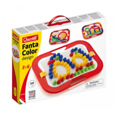 Quercetti Мозайка ''Fantacolor Design'' 100 эл., 20 мм