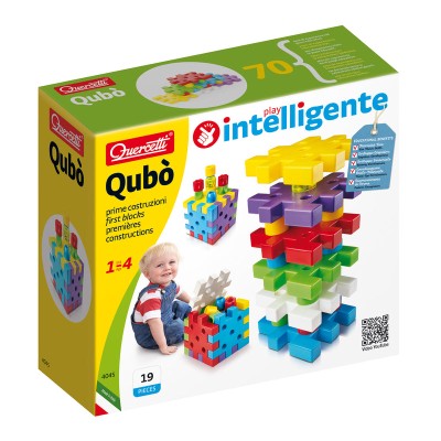 Quercetti Set de construcție ''Cub'', 19 ps