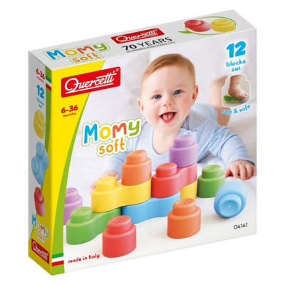 Quercetti Конструктор "Momy Soft" 12 дет.