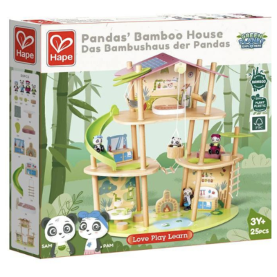 Căsuță pentru păpuși ''Casa din bambus a pandelor”