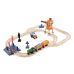 Hape Set de joc ''Tren de marfa cu macara''