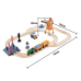 Hape Set de joc ''Tren de marfa cu macara''