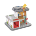 Set de joc Hape "Calea ferată: Servicii de salvare"